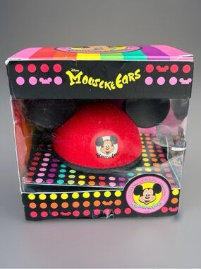 Disney MousekeEars Red Mini Ear Hat Mickey Mouse Collectible Rare